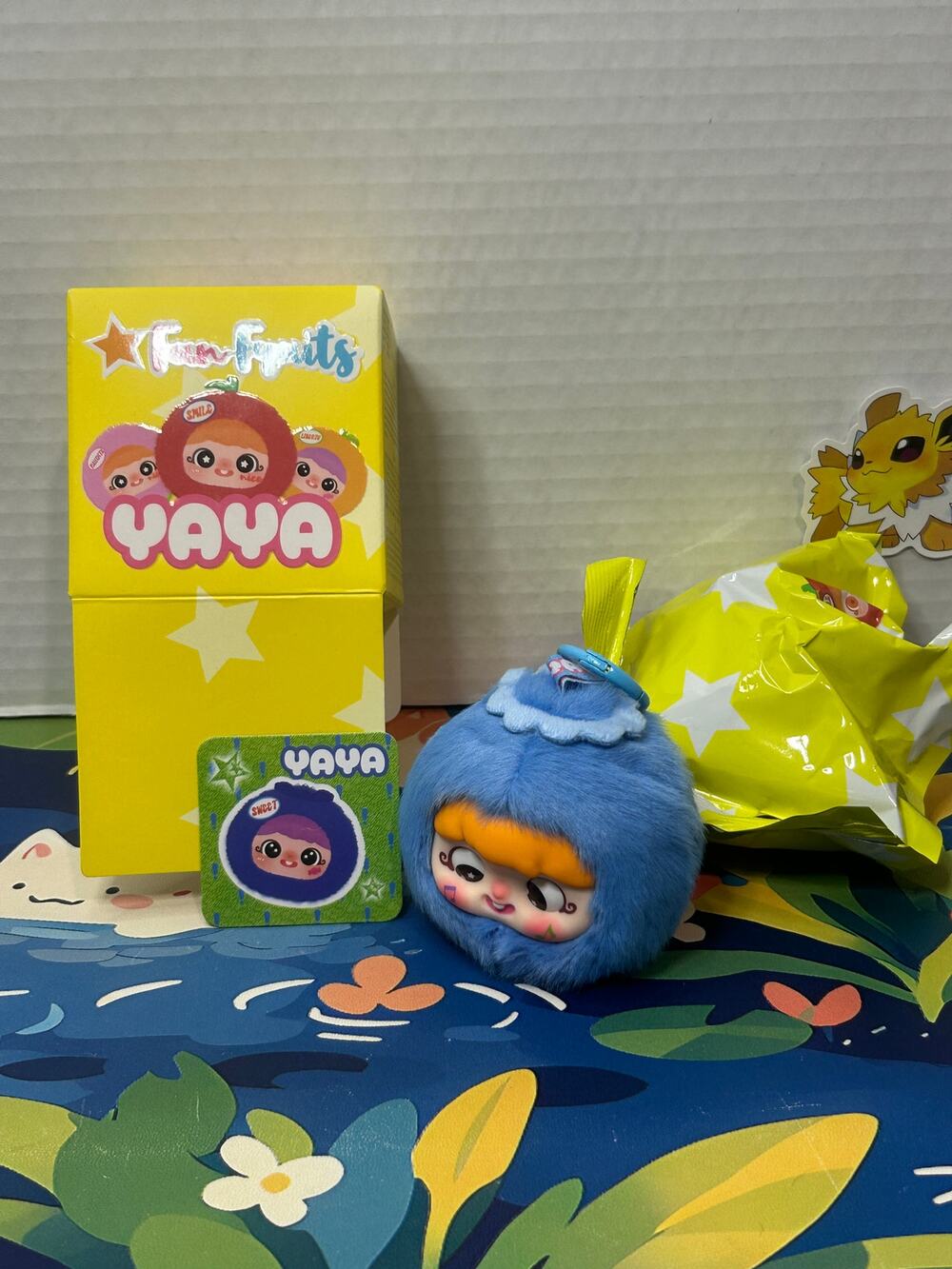 YaYa Fun Fruit Plush Fruit Toys Small Stuffed Plushie Soft Food Toy Blueberry